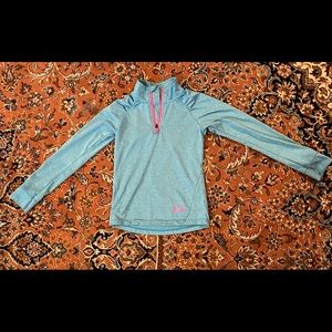 Under armour long sleeve girls workout shirt
